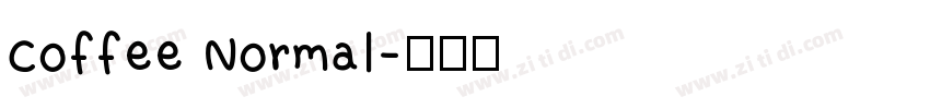 Coffee Normal字体转换